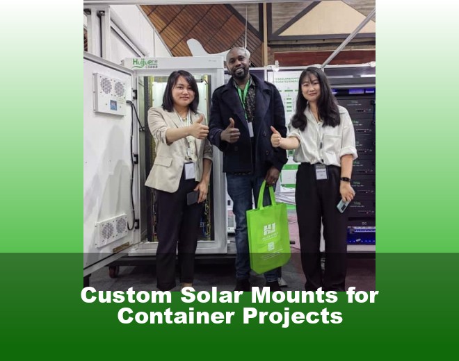 Custom Solar Mounts for Container Projects